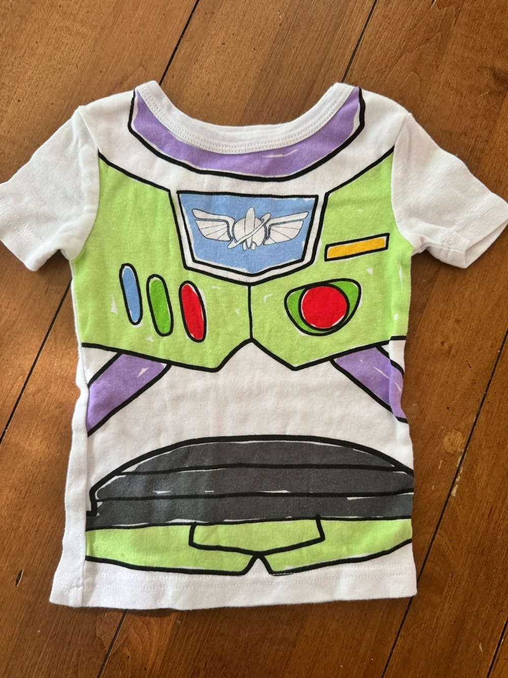 Disney Toy Story Pajama Top Woody & Buzz Lightyear Costume Shirts, Size 3T - Picture 3 of 11